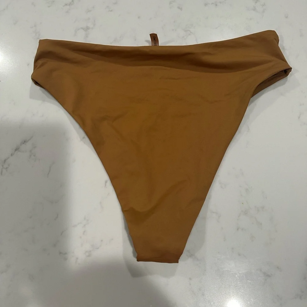 SKIMS SIGNATURE SWIM MID COVERAGE BOTTOMS SIZE XL